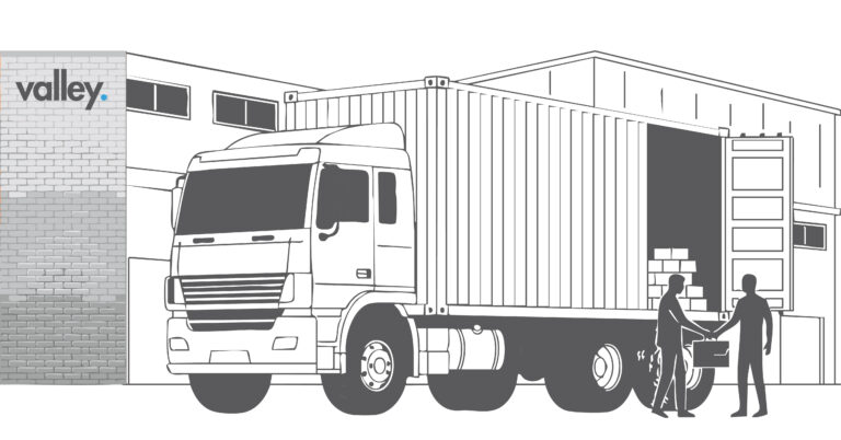 Logistics manager reviewing suspicious documents in an office