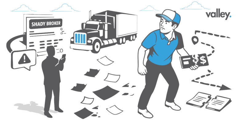 Trucking broker scam liability affecting a carrier after unpaid freight