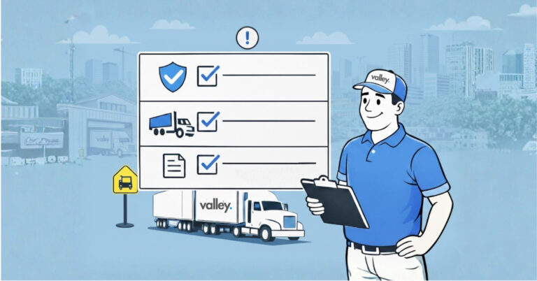 New trucking carrier reviewing trucking insurance requirements before operating