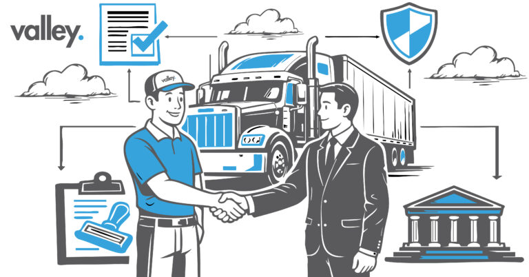 Fleet owner insuring a commercial truck before purchase for financing approval